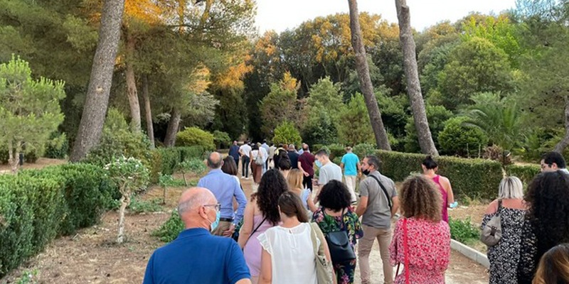 Villa Tamborino restoration public presentation.