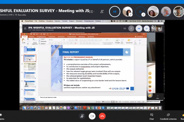 Evaluation Meeting with the JS #2
