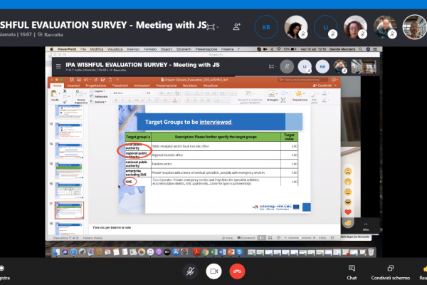 Evaluation Meeting with the JS #6