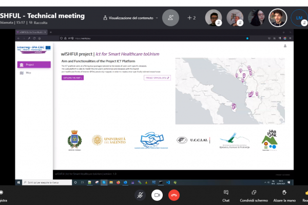 Presentation of the ICT Platform - Home page