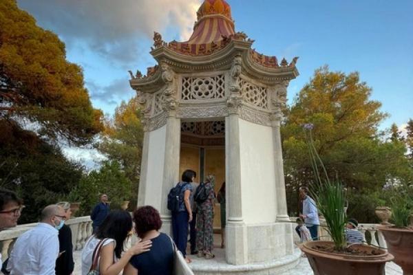 The presentation of the restored part of Villa Tamborino (Maglie - IT)